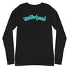 MERCHMOMENT Motorhead - Neon Teal Moon Long Sleeve T-Shirt [Apparel] by Rock Band Apparel