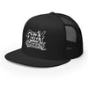 MERCHMOMENT Ozzy Osborne White Logo Embroidered Trucker Hat [Apparel] by Rock Band Apparel