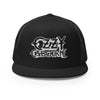 MERCHMOMENT Ozzy Osborne White Logo Embroidered Trucker Hat [Apparel] by Rock Band Apparel