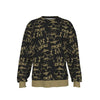 MERCHMOMENT Ozzy Osbourne Crown Skull All Over Print Sweatshirt [Apparel] by Rock Band Apparel