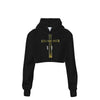 MERCHMOMENT Ozzy Osbourne Pray for Ozzy Women's Cropped Hoodie [Apparel] by Rock Band Apparel