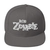 MERCHMOMENT Rob Zombie Classic Logo Grey Embroidered Snap Back Hat [Apparel] by Rock Band Apparel