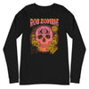 MERCHMOMENT Rob Zombie - Hippie Skull Long Sleeve T-Shirt [Apparel] by Rock Band Apparel