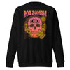MERCHMOMENT Rob Zombie - Hippie Skull Sweatshirt [Apparel] by Rock Band Apparel