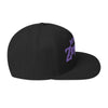 MERCHMOMENT Rob Zombie Purple Logo Embroidered Snapback Hat [Apparel] by Rock Band Apparel