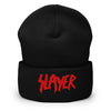MERCHMOMENT Slayer Embroidered Beanie [Hat] by Rock Band Apparel