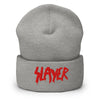 MERCHMOMENT Slayer Embroidered Beanie [Hat] by Rock Band Apparel