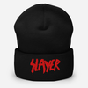 MERCHMOMENT Slayer Embroidered Beanie [Hat] by Rock Band Apparel