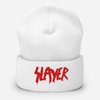 MERCHMOMENT Slayer Embroidered Beanie [Hat] by Rock Band Apparel