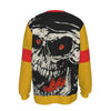 MERCHMOMENT Slayer Giant Skull All Over Print Sweatshirt [Apparel] by Rock Band Apparel