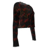 MERCHMOMENT Slayer Patterned Logo Women's Mesh Top [Apparel] by Rock Band Apparel