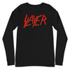 MERCHMOMENT Slayer - Red Logo Long Sleeve T-Shirt [Apparel] by Rock Band Apparel