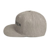 MERCHMOMENT Sleep Token Logo Grey Snapback Hat [Hat] by Rock Band Apparel