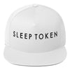 MERCHMOMENT Sleep Token Logo White Snapback Hat [Hat] by Rock Band Apparel