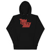 MERCHMOMENT Thin Lizzy - Classic Red Logo Hoodie [Apparel] by Rock Band Apparel