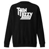 MERCHMOMENT Thin Lizzy - Classic White Logo Sweatshirt [Apparel] by Rock Band Apparel