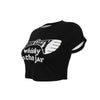 MERCHMOMENT Thin Lizzy Whiskey Women's Crop Top [Apparel] by Rock Band Apparel