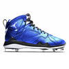 "Metallic Blue" Jordan 7 Retro Cleats by Stadium Custom Kicks