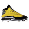 "Metallic Glitter" Jordan 13 Retro Cleats by Stadium Custom Kicks