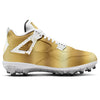 "Metallic Gold" Jordan 4 Retro TD Football Cleats by Stadium Custom Kicks