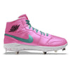 "Metallic Iced Tea" Jordan 1 Retro Cleats by Stadium Custom Kicks