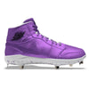 "Metallic Purple" Jordan 1 Retro Cleats by Stadium Custom Kicks