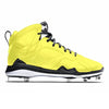 "Metallic Yellow" Jordan 7 Retro Cleats by Stadium Custom Kicks