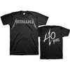 Metallica 40th Anniversary Songs Logo [T-Shirt] by Rock Band Apparel