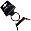 Metallica Bright Red Logo [Keychain] by Rock Band Apparel