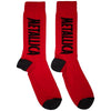 Metallica Stressed Logo [Socks] by Rock Band Apparel