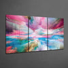 Colorful Clouds Glass Wall Art by Insigneart USA