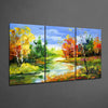 Autumn Trees Glass Wall Art by Insigneart USA