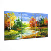 Autumn Trees Glass Wall Art by Insigneart USA