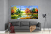 Autumn Trees Glass Wall Art by Insigneart USA
