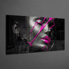 Pink Ink Glass Wall Art by Insigneart USA