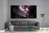 Pink Ink Glass Wall Art by Insigneart USA