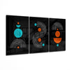 3 Shapes Mega Glass Wall Art by Insigneart USA