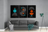 3 Shapes Mega Glass Wall Art by Insigneart USA