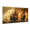 Red Storm Mega Glass Wall Art by Insigneart USA