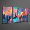 Dancing on the Street Glass Wall Art by Insigneart USA