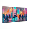 Dancing on the Street Glass Wall Art by Insigneart USA