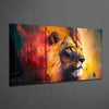 Lion Mega Glass Wall Art by Insigneart USA