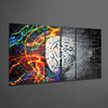 Brain Mega Glass Wall Art by Insigneart USA