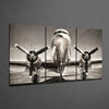 Plane Mega Glass Wall Art by Insigneart USA
