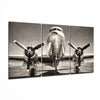 Plane Mega Glass Wall Art by Insigneart USA