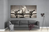 Plane Mega Glass Wall Art by Insigneart USA