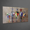 Zebras Mega Glass Wall Art by Insigneart USA