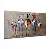 Zebras Mega Glass Wall Art by Insigneart USA