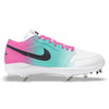 "Miami Fades" Jordan 1 Retro Cleats by Stadium Custom Kicks