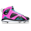 "Miami" Jordan 7 Retro Cleats by Stadium Custom Kicks